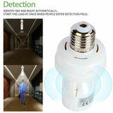 Smart Motion Sensor Light Bulb Holder E27 PIR Induction Sensor Adapter Lamp Base Converter Automatic LED Switch AC 110V 220V