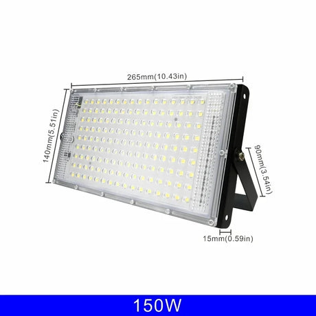 Led Flood Light 50W 100W 150W 200W 1/2/3PCS 110V 220V Outdoor Floodlight IP65 Waterproof Wall Lamp Reflector Led Street Light