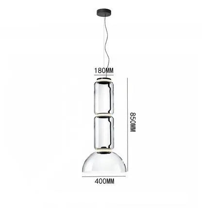 Noctamblue pendant lamp Minimalist Nordic glass lamp for Dining Room Table Lighting Home Living Room decors aesthetic lights