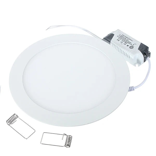 300MM Ultra thin design 24W LED ceiling recessed grid downlight / round panel light 300mm 1pc