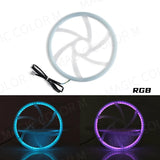 18 in 1 Car Ambient Light 64 Color Acrylic Strips 110cm 90cm 75cm 35cm 20cm Full Colors RGB Car Interior Bluetooth App Control