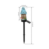 Outdoor LED Solar Garden Lights Waterproof Cartoon Mushroom Light Yard Landscape Path Lawn Street Decoration Solar Powered Lamp