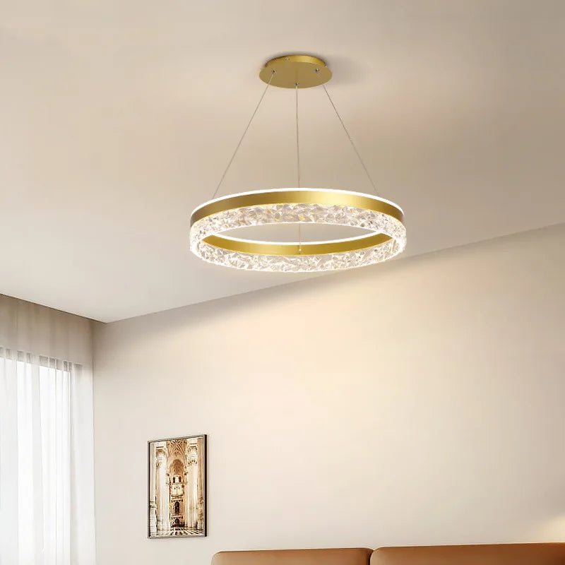 Modern Minimalist Restaurant Chandelier Nordic Luxury Living Room LED Ceiling Lamps Home Decor Designer Bedroom Hanging Lights
