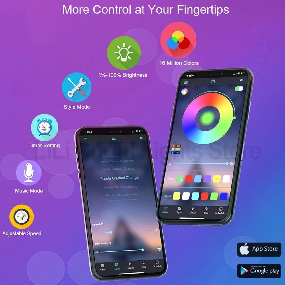 Bluetooth USB LED Strip Light 5050 SMD 5V USB RGB Lights Flexible LED Lamp Tape Ribbon RGB Self-adhesive TV Desktop Diode