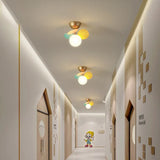 2026 Colourful Chandelier Children Bedroom Ceiling Lamp Dining Living Room Kitchen DownLight Glass Bubble