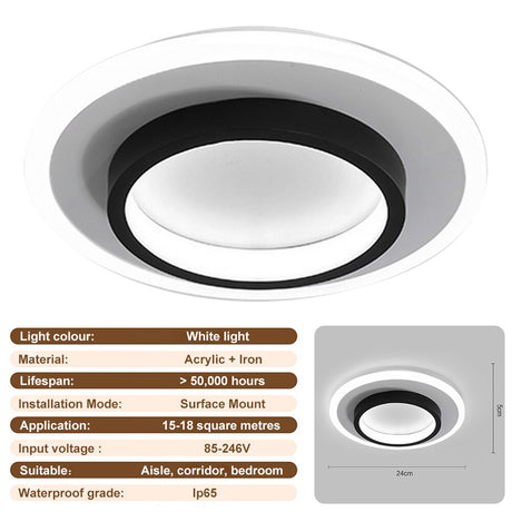 Modern Aisle LED Ceiling Lamp Simple Minimalist Chandelier For Corridor Entrance Attic Indoor Lighting Fixtures Pendant Light