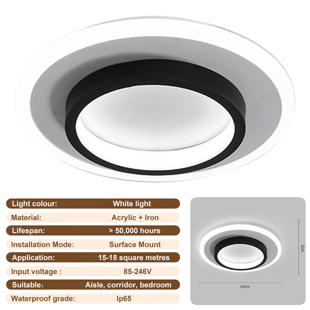 Nordic Modern LED Ceiling Lights Surface Mount Pendant Chandelier Living Room Bedroom Indoor Kitchen Dining Lighting Lamp