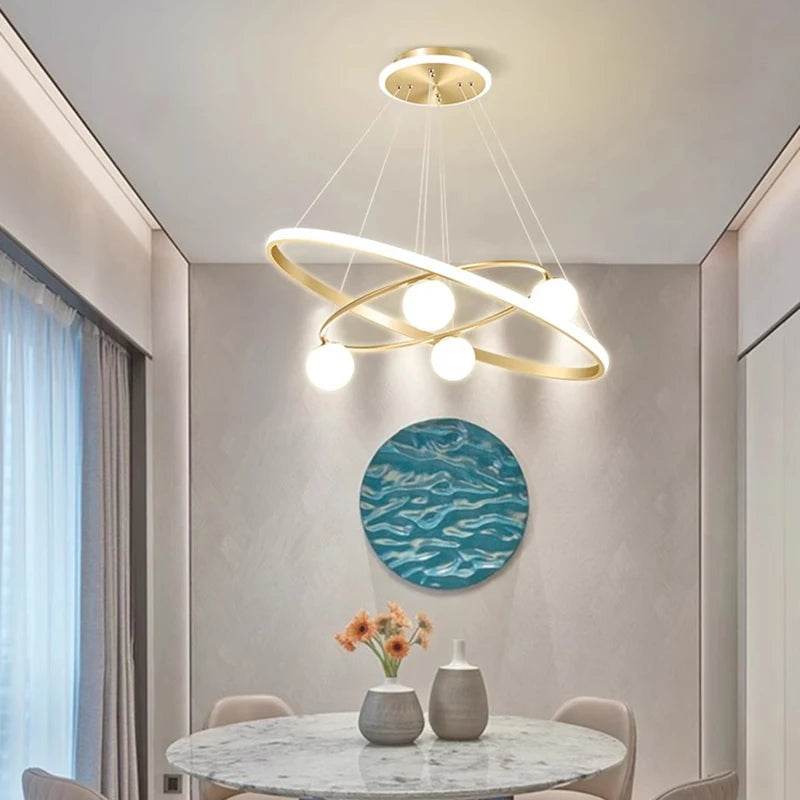 Home Decoration Chandelier Dining Room Pendant Lights Indoor Lighting Light Fixture Ceiling Lamps Salon Fancy Indoor Lighting