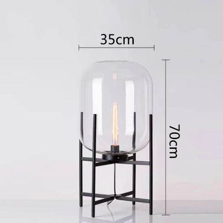 Modern home decors lighting Nordic floor light LED living room standing fixtures study bedroom glass table lamps