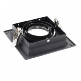 Square Embedded Led Ceiling Trim Rings MR16 Halogen Bulb Light Fittings Holder Led Spotlight GU10 Frame Led Down Light Fixture