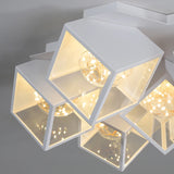 Modern 2025 New Gypsophila warm romantic master bedroom Led Ceiling Chandelier Dining Room Restaurant Bar Pendant Hanging Lamp