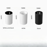 Anti-glare GU10 exposed spotlights, hotel commercial and household corridor light sockets, replaceable light source