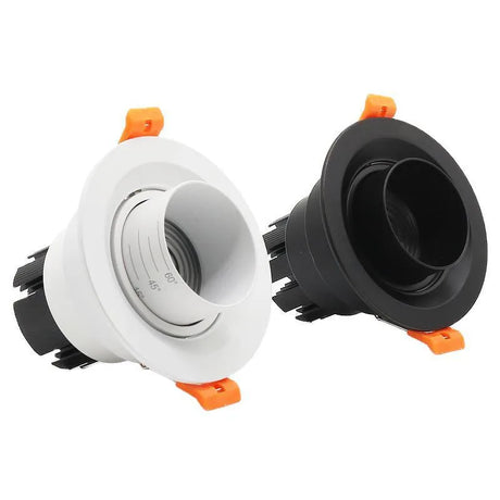 Embedded LED zoom spotlights, COB downlights, background wall aisle ceiling lights, adjustable 9W12W15W indoor lighting fixtures