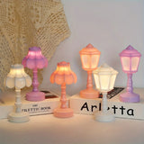 Pagoda Bud Button Battery LED Table Lamps Desk Night For Bedroom Dining Night Light Simple Flower Modern Decoration