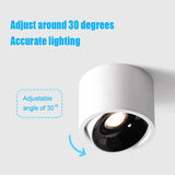 LED Adjustable Surface Mounted Downlight AC110-220V Dimmable 7W 9W 12W 15W 18W 5W Anti Glare Ceiling Indoor Parlor