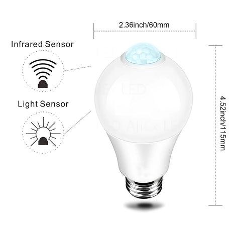 2024 NEW LED Motion Sensor Light E27 20W 18W 15W 10W LED Lamp Auto Smart Infrared Bulb Energy Saving Bombillas Home 220V 110V
