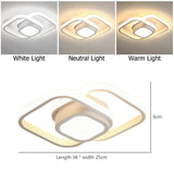 LED Ceiling Lamp Modern Dimmable Bedroom Chandelier Ceiling Lights for Dining Room Living Room Nordic Aisle Lamp