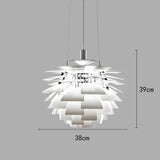 Nordic Designer Postmodern Simple Chiba Chandeliers Living Room Dining Room Creative Aluminum Pendant Light Home Decoration LED