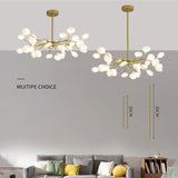 Branch Shape Firefly Ceiling Chandelier for House Baby Kid  Living Room Bedroom Decor G4 Led Lighting Indoor Hanging Lamp