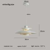 Japanese UFO Pendant Light Fixture Nordic Restaurant Chandelier Danish Design Room Decor Lamp Bedroom Beside Ceiling Lamps