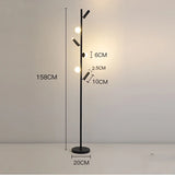 Scandinavia Led Floor Lamp with Spotlight for Bedroom Living Room
