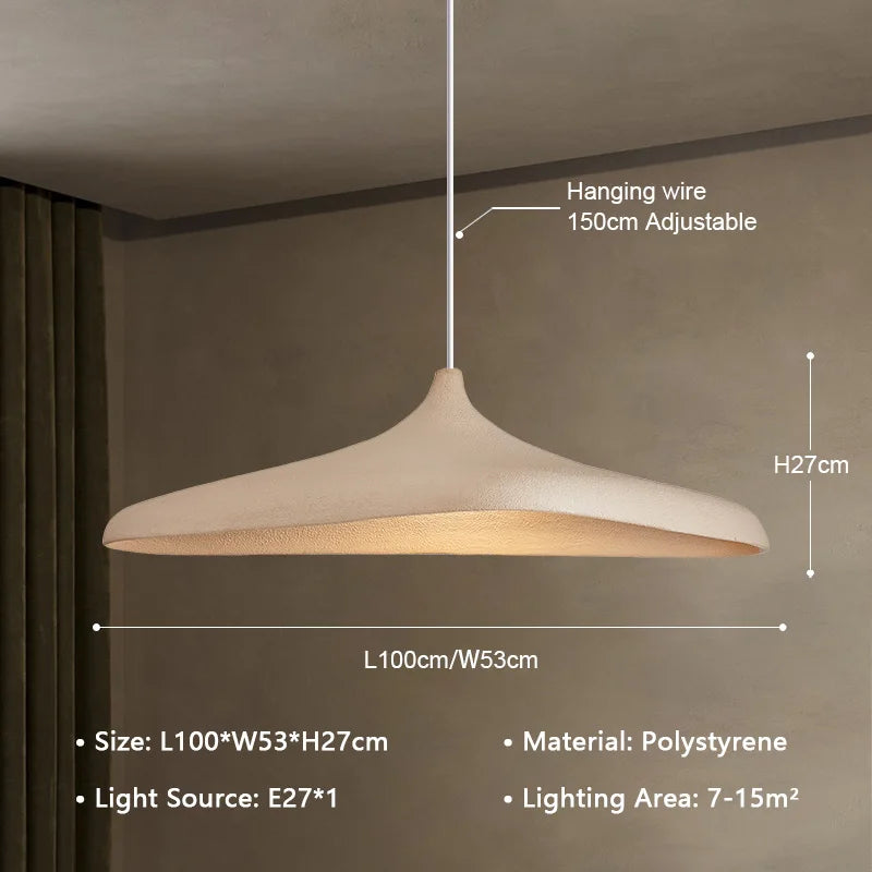 Japanese Wabi Sabi Style Pendant Lights Living Dining Room Bedroom Ceiling Chandelier Decoration Home Hanging Loft Lamps Fixture