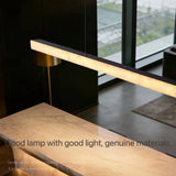 Italian Minimalist Restaurant Chandelier 2026 Light Luxury Cloud Stone Pattern High-End Dining Table Tea Room Island Table One-C