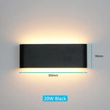 LED Outdoor Waterproof IP65 Wall Light Porch Garden Wall Lamp & Indoor Home Decors Bedroom Living Room Decoration Lighting Lamp
