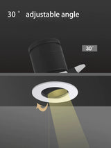 Led Spotlight Cabinet Mini Spot Light Small Angle Embedded 3W 3 8 15Degree Atmosphere Museum Display Art Picture Foco Adjustable