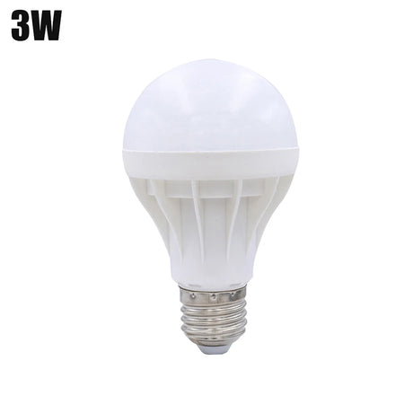 3/5pcs Led Bulb Screw Plastic Bulb Energy-Saving  Lamps 3w 5w 7w 9w 12w 15w E27 Ac 220v Real Power Led Lamp Living Room Home Led
