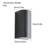Waterproof indoor outdoor Led wall lights 3W/6W LED Aluminum Wall Lamp Garden Lights Modern wall lights Porch Light Wall