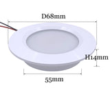 Mini LED Downlight DC12V 24V Ultra-Thin 3W 5W Embedded Room Decor Small Spotlight Ceiling Kitchen Bathroom Camping vehicle Light