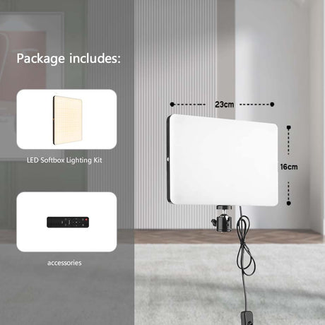 Photo Studio LED 2700k-5700k Video Fill Lamp Light Panel Photography Lighting With Tripod Stand Long Arm EU Plug For Live Stream