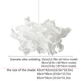 42x42/60x40/85x54cm Art DIY Cloud Lamp Shade Flower Light Ceiling Lampshade Decor Chandelier Pendant Living Room Bedroom Bar Use