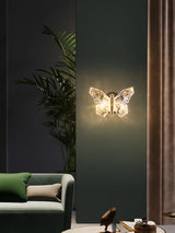 Modern Butterfly Wall Lamp Nordic LED Wall Light Sconces for Living Bedside Bedroom Hotel TV Home Decoration Lighting Fixture