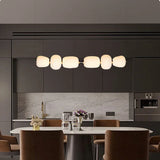 Nordic Restaurant Combination Chandelier Acrylic Material Table Dining Kitchen Island Pendant Lights Minimalist Decor Fixture