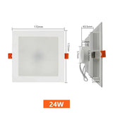 Benexmart Zigbee WiFi 24W 15W LED Downlight Smart Recessed Ceiling Light RGBCW Works with Tuya Smart Life App Alexa Google Home