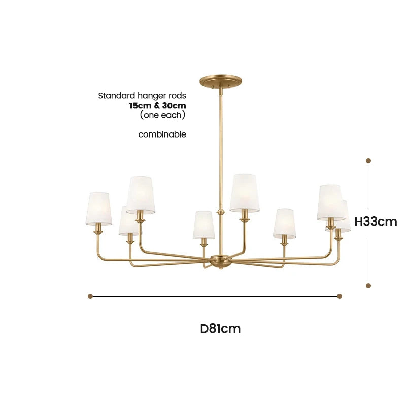 American Style LED Pendant Lamp Modern Minimalist Chandelier Kitchen Island Restaurant Bar Living Room Home Decor Factory Direct