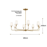 American Style LED Pendant Lamp Modern Minimalist Chandelier Kitchen Island Restaurant Bar Living Room Home Decor Factory Direct