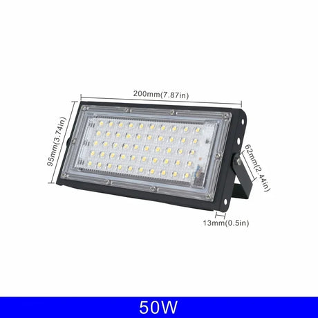 Led Flood Light 50W 100W 150W 200W 1/2/3PCS 110V 220V Outdoor Floodlight IP65 Waterproof Wall Lamp Reflector Led Street Light