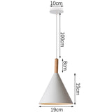 Loft Modern Pendant Light Wood Nordic Hanging Lamp Kitchen Lighting Fixture Industrial Chandelier Hanglamp Living Room Luminaire
