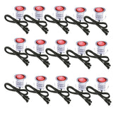 1pc RGB LED Deck Light AC 85-265V IP67 Waterproof Outdoor Underground Lamp Recessed Landscape Spotlight Garden Pathway Step Lamp