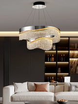 Nordic Crystal Pendent lamp Living room Chandelier New Dining room Bedroom Luxury LED Pendant High-end Interior Lighting Luster