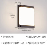 Modern Outdoor LED Wall Lamp Waterproof IP65 For Garden Aisle Balcony Entryway Wall Sconce Home Decoratioan Light Fixture Luster