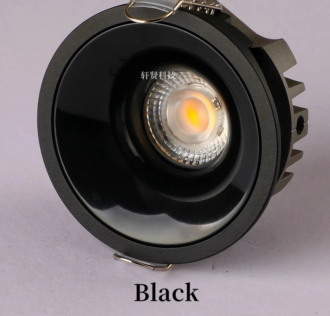 High CRI Deep Anti-glare Led Cob Downlight Narrow Embedded Ultra-thin Rose Gold Silver Dimmable Ceiling Aluminum Spotlight