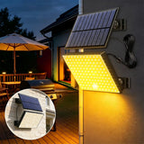 400 LED Solar Outdoor Motion Sensor Security Lights - Waterproof 3-Mode Solar Powered Wall Lamp for Garden & Yard