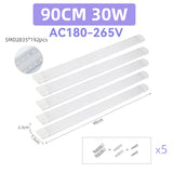 Home Indoor Light Strip High Brightness 90/120cm Tube Linear LED Tube Lamp 220v Lighting Bulb For Bedroom Kitchen Cabinet Lamps