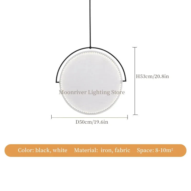 Italian Style Modern LED Pendant Chandelier - Sleek Hanging Ceiling Lamp Fixture for Bar Counter, Shop, Restaurant, Living Room & Home Decor