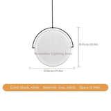 Italian Style Modern LED Pendant Chandelier - Sleek Hanging Ceiling Lamp Fixture for Bar Counter, Shop, Restaurant, Living Room & Home Decor