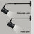 Modern COB Adjustable Ceiling Wall Lamps Aluminium Long Arm Telescopic LED Spotlights Gallery Picture Wall Decor Light Fixture